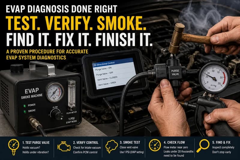 How to Diagnose an EVAP System with a Basic Smoke Machine