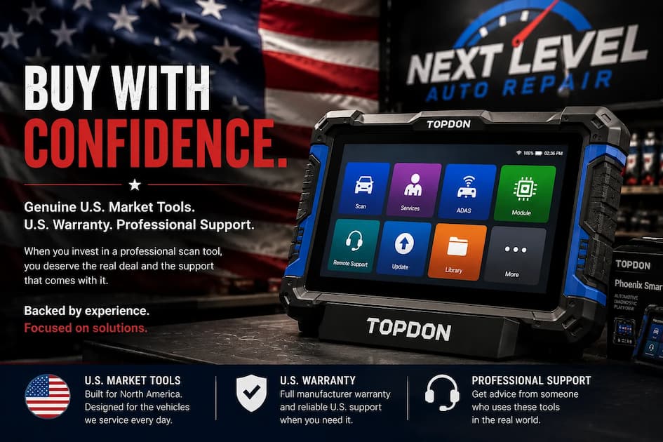 Why Buying an Automotive Scan Tool From an Authorized U.S. Seller Matters