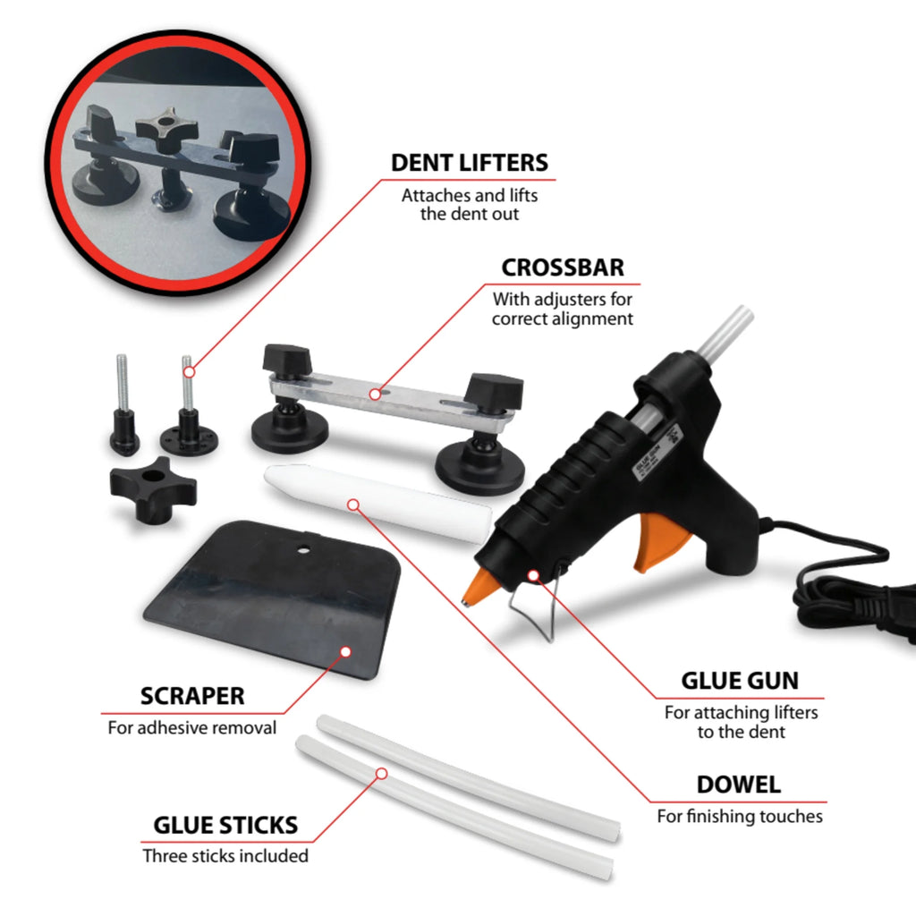 Performance tool W1008 Crossbar Dent Puller Kit