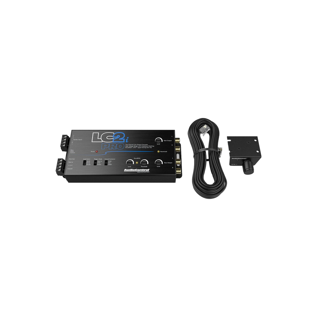 AudioControl LC2i PRO 2-Channel Line Output Converter w/ AccuBASS & ACR-1 Remote