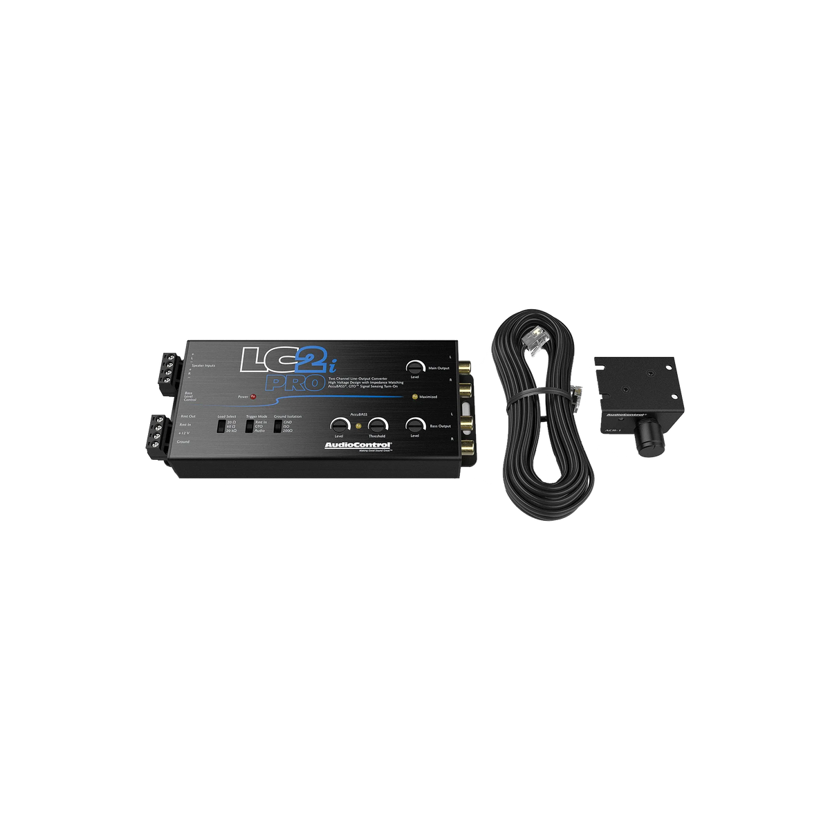 AudioControl LC2i PRO 2-Channel Line Output Converter w/ AccuBASS & ACR-1 Remote