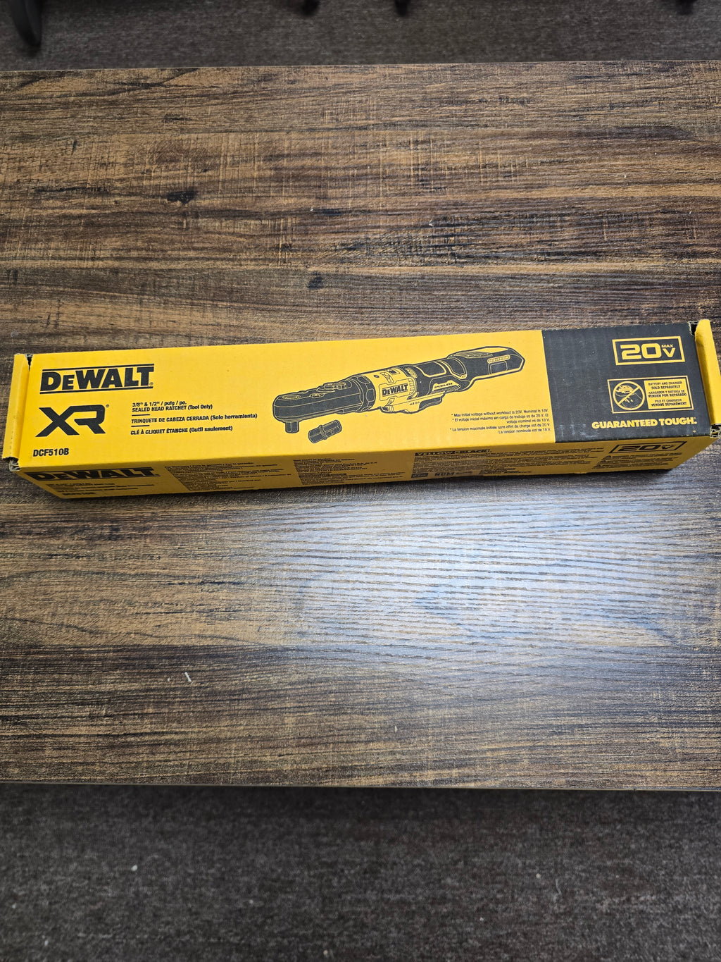 Dewalt XR 20V 3/8 1/2 Combo Sealed Head Ratchet