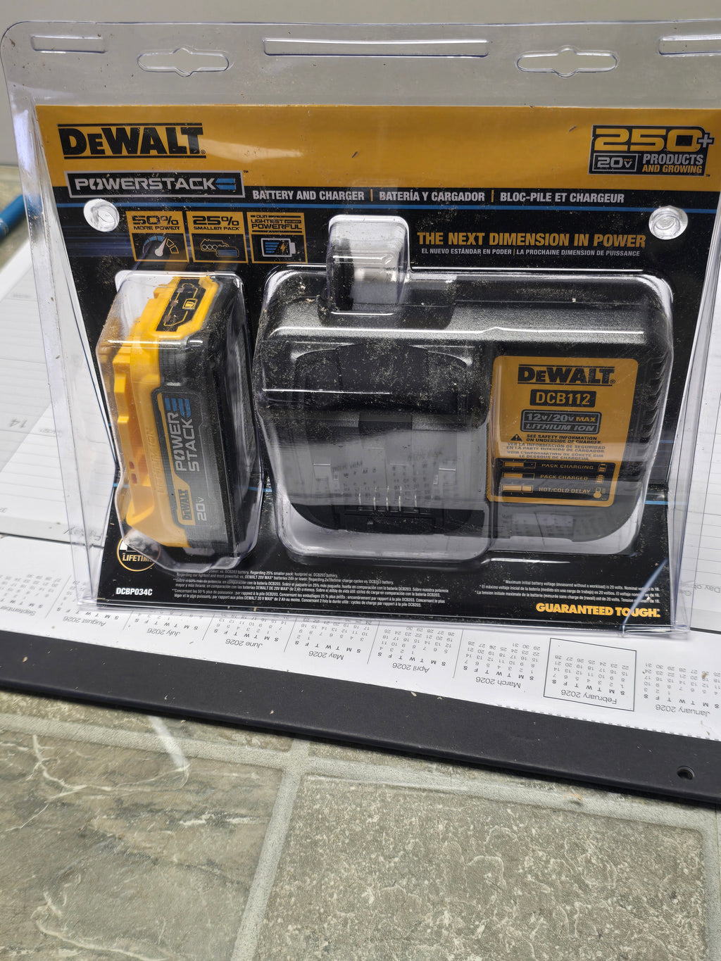 DeWalt 20V MAX XR POWERSTACK DCBP034C 1.7 Ah Lithium-Ion Compact Battery and Charger Starter Kit