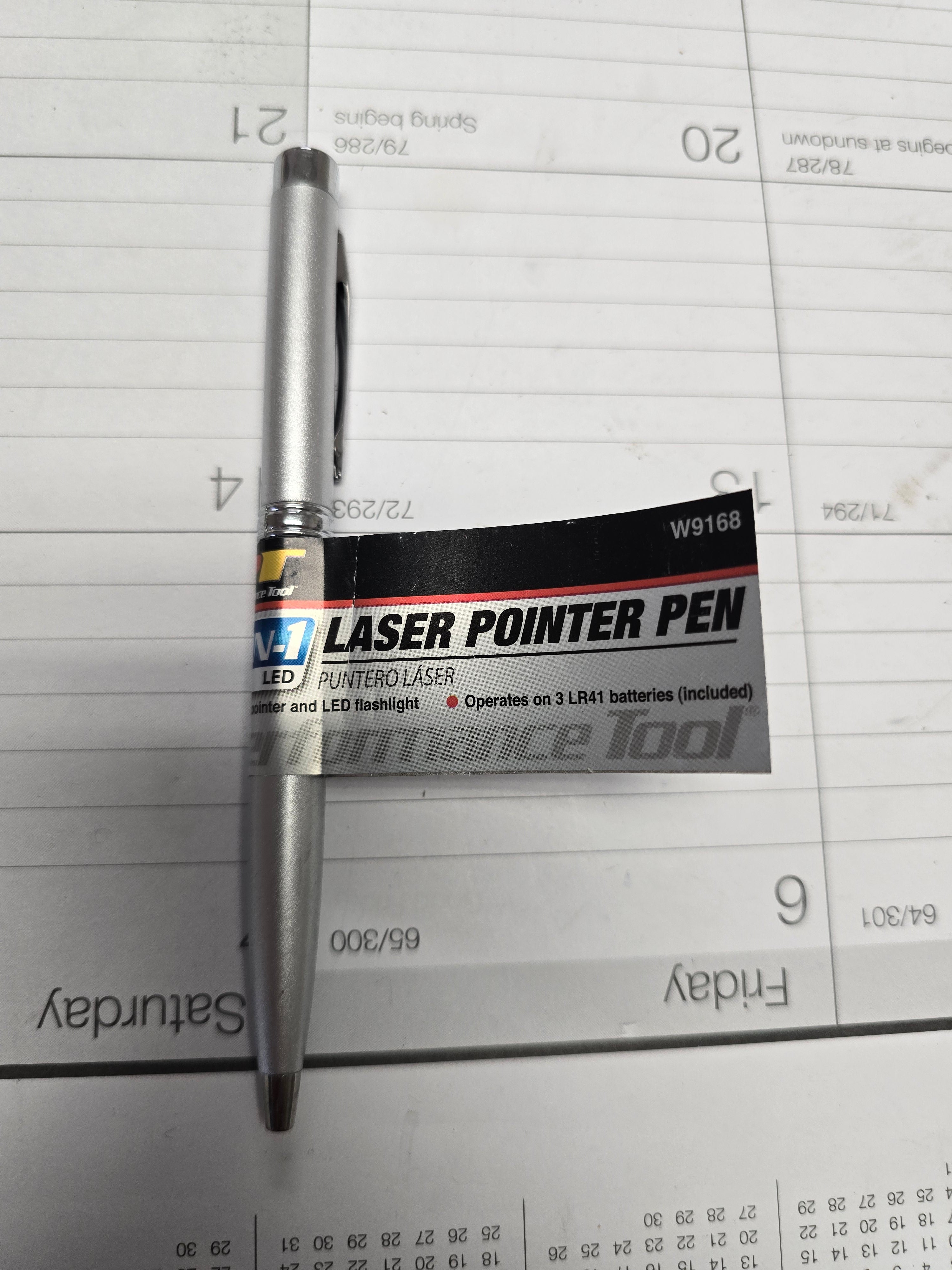 3 in 1 Laser Pointer Pen by Performance Tool