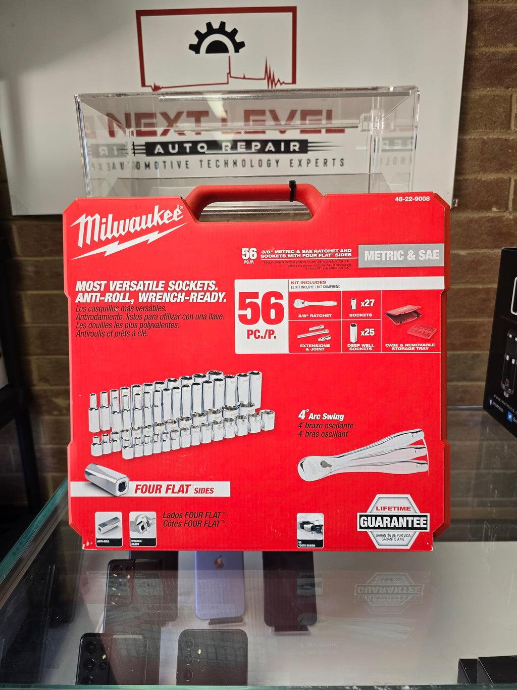 Milwaukee 56 PC 3/8 drive Socket Set