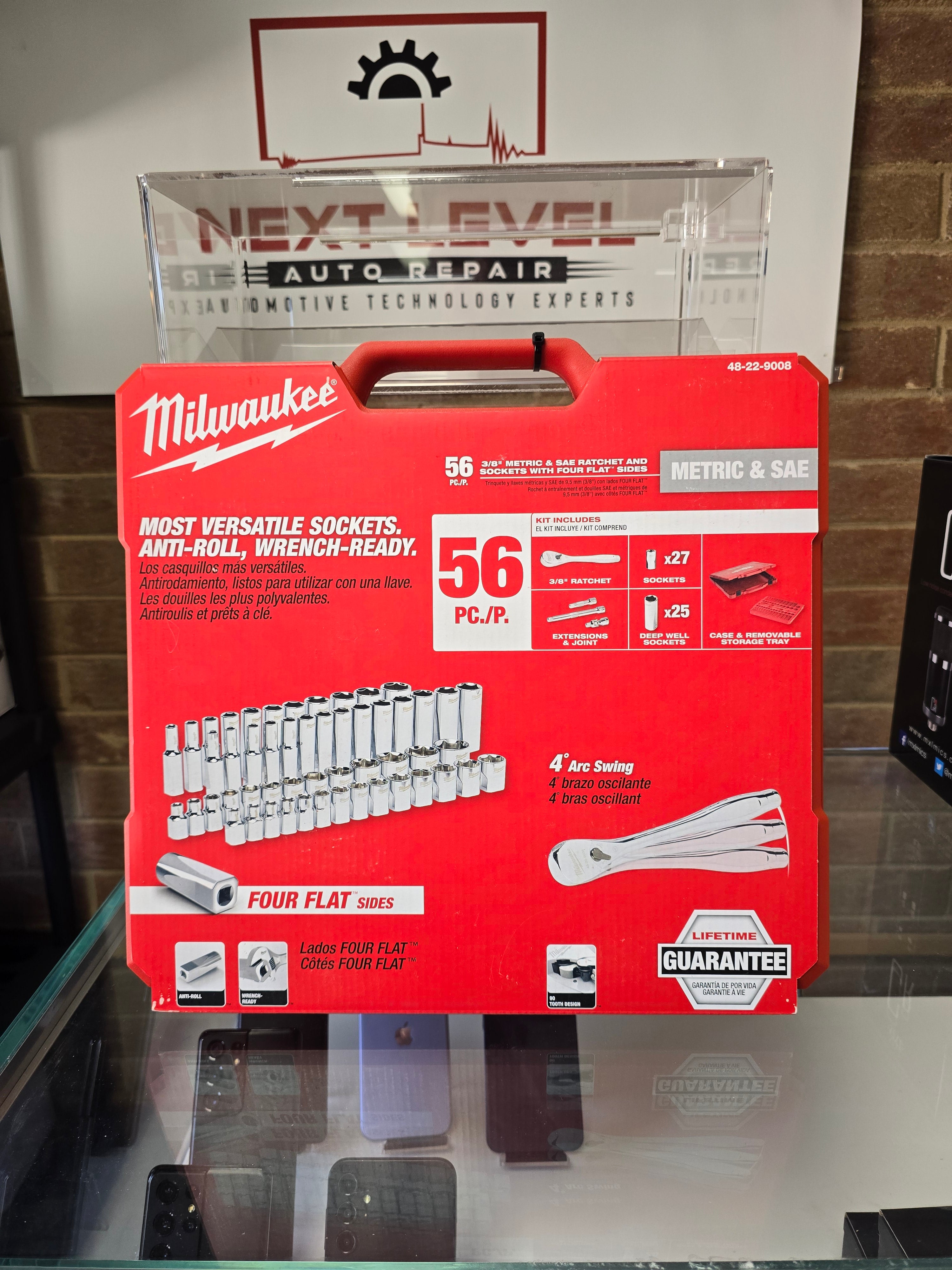 Milwaukee 56 PC 3/8 drive Socket Set