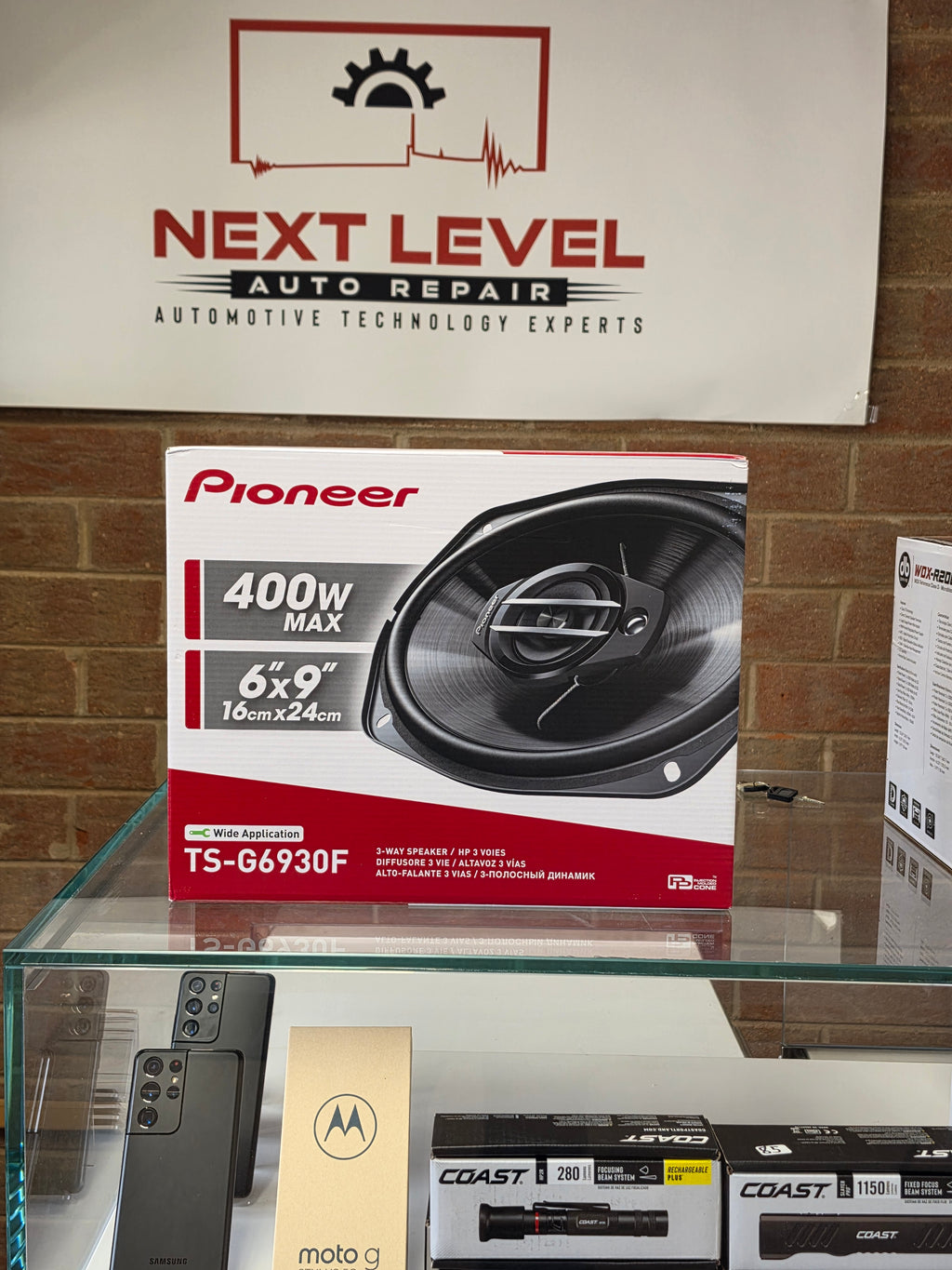 Pioneer TS-G6930F 6x9 in 3-Way Car Speakers, 400W Max, Pair
