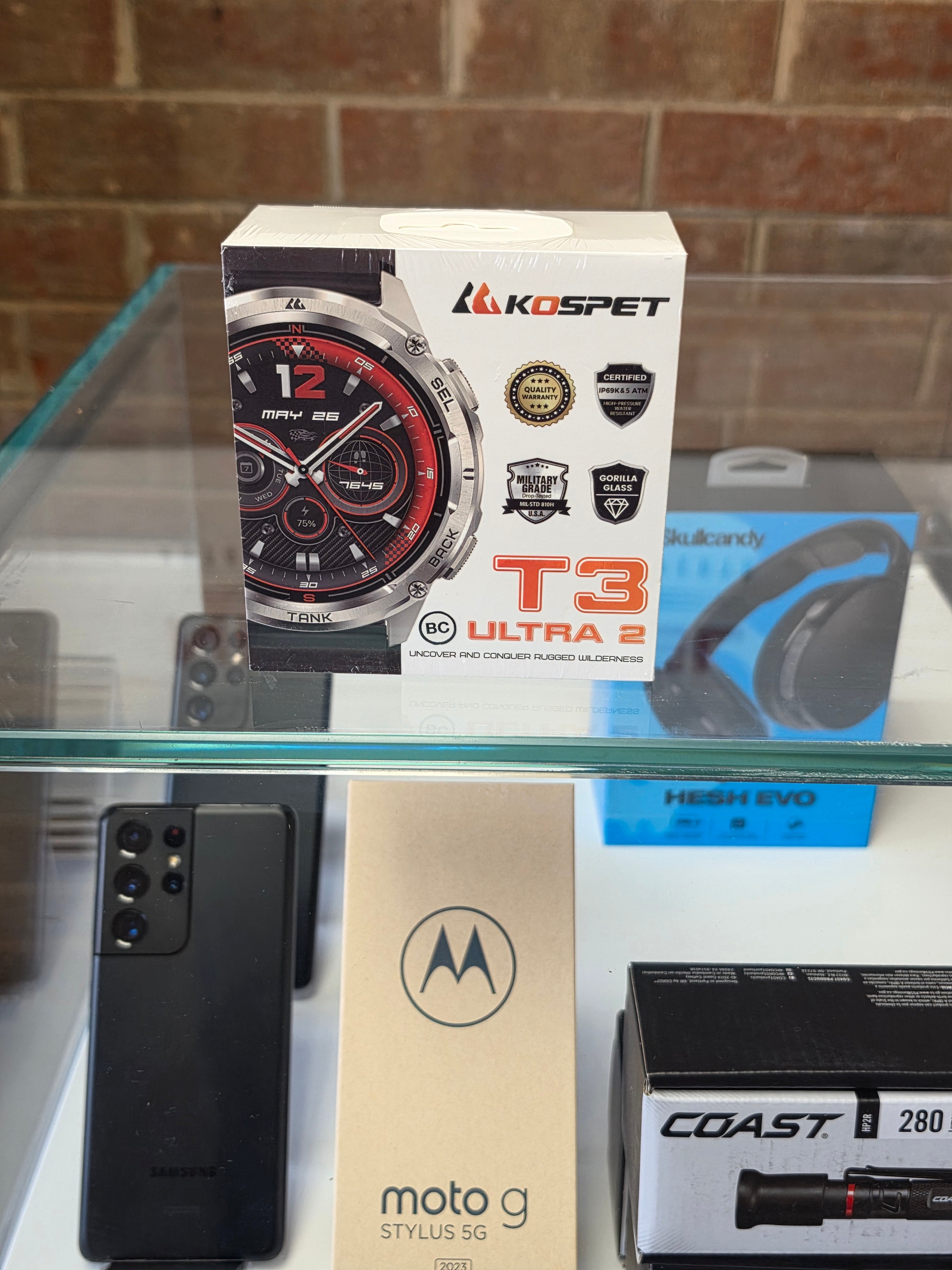 KOSPET TANK T3 Ultra 2 Rugged Military-Grade Smartwatch