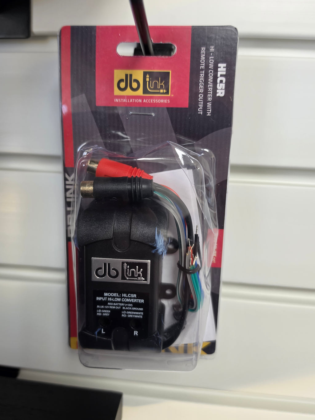 DB Link HLC5R High-to-Low RCA Line Output Converter with Remote Turn-On Output