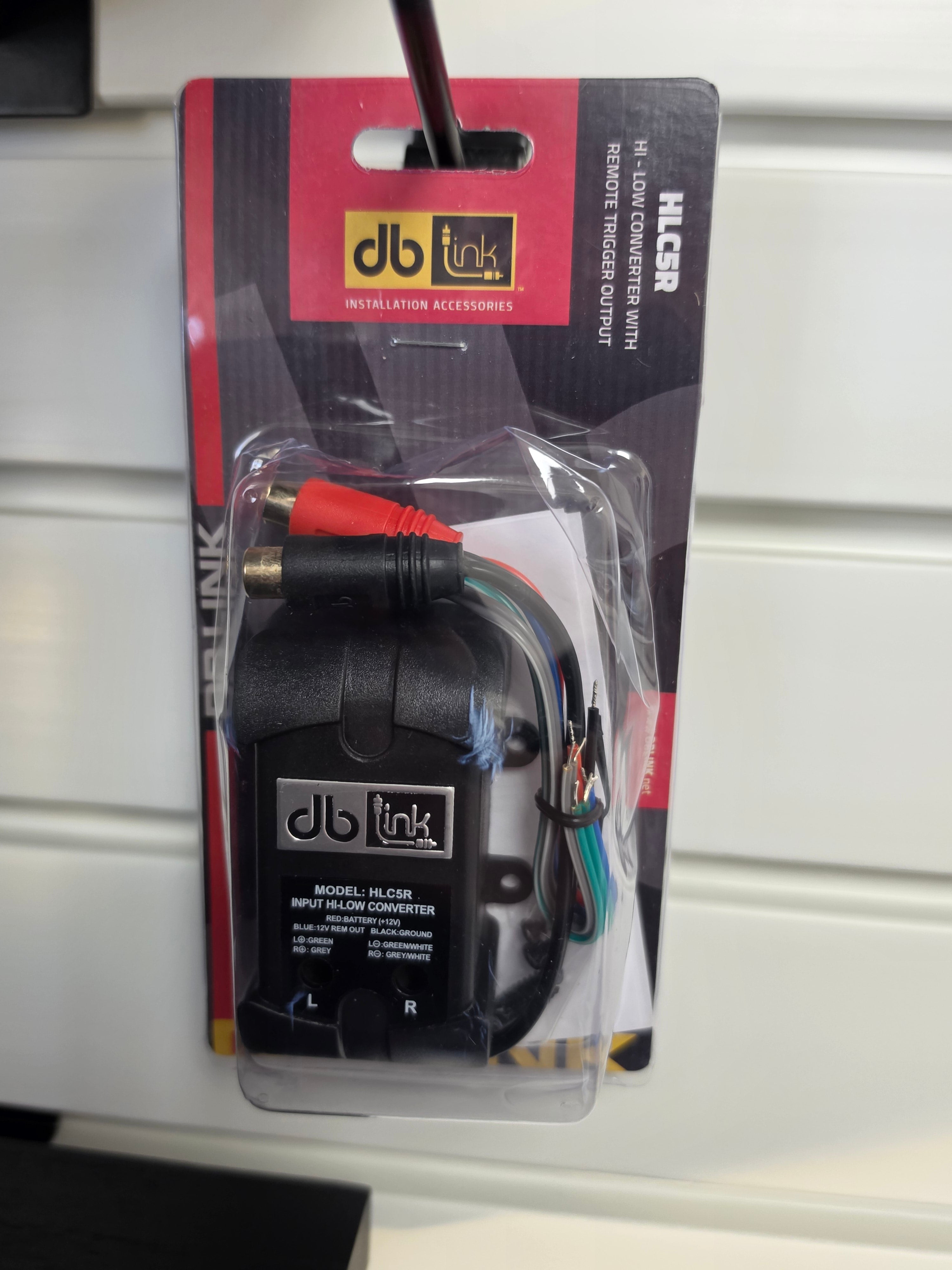 DB Link HLC5R High-to-Low RCA Line Output Converter with Remote Turn-On Output