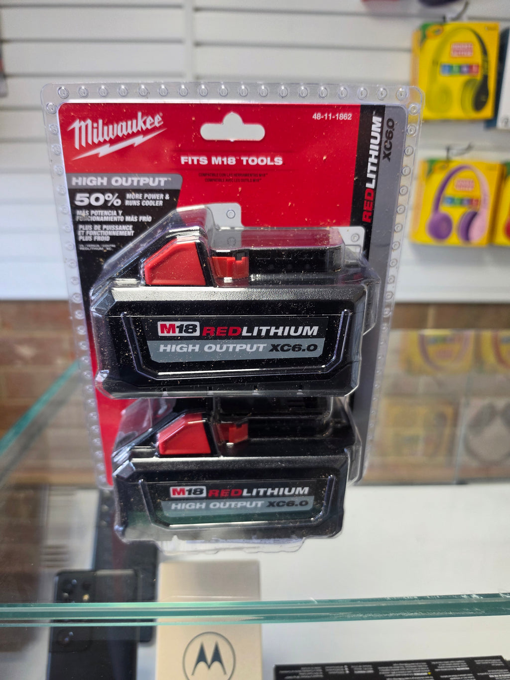 Milwaukee M18 REDLITHIUM HIGH OUTPUT XC6.0 Battery Pack - 2 Pack