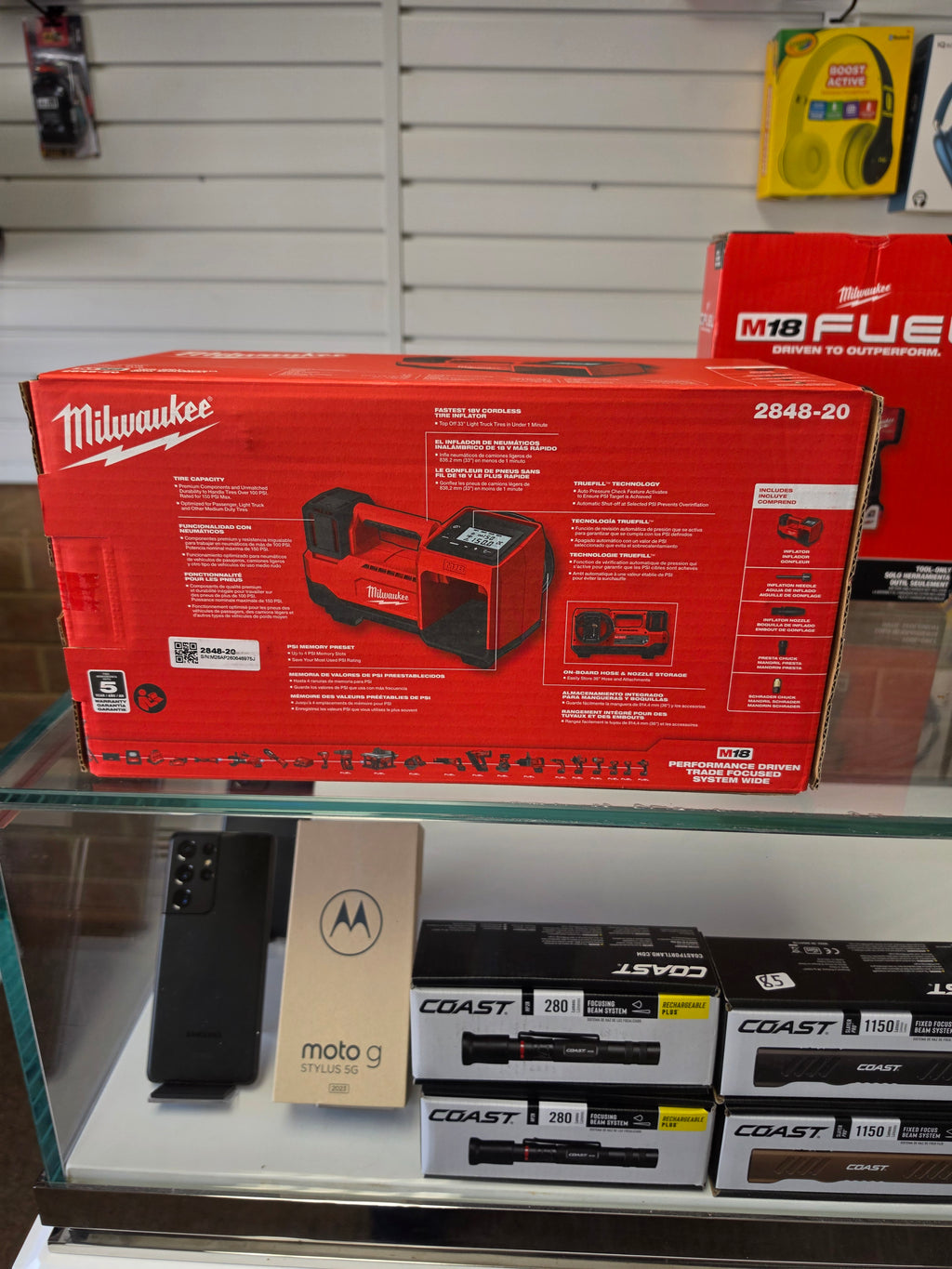 Milwaukee M18 Cordless Tire Inflator 2848-20 Tool Only
