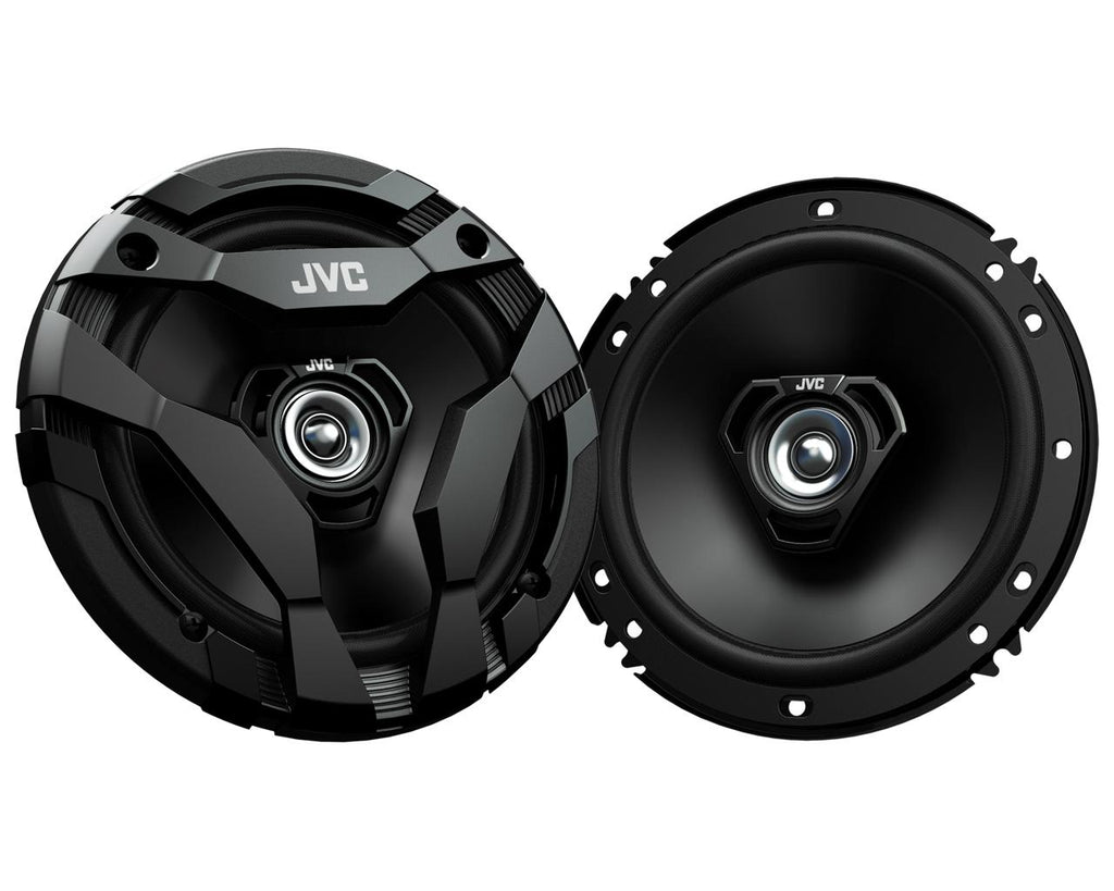 JVC CS-DF620 6.5" 2-Way Coaxial Car Speakers (Pair), 25W RMS / 300W Peak Each, 4-Ohm, 46mm Shallow Mount