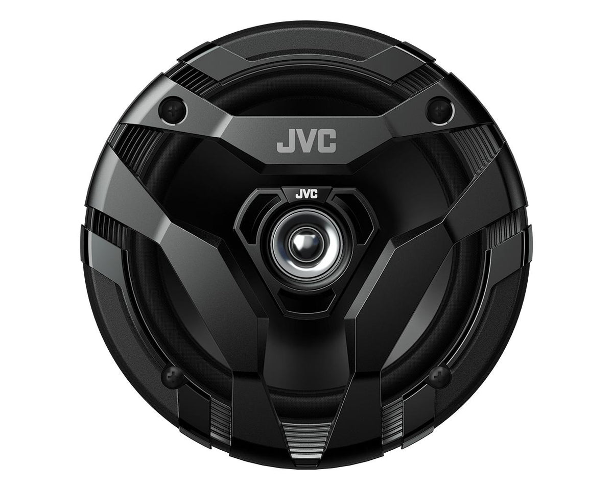 JVC CS-DF620 6.5" 2-Way Coaxial Car Speakers (Pair), 25W RMS / 300W Peak Each, 4-Ohm, 46mm Shallow Mount