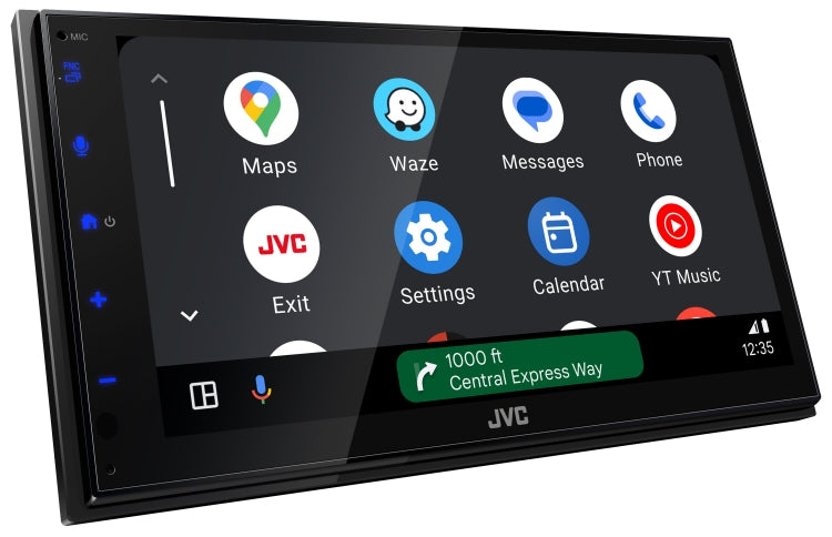 JVC KW-M690BW 6.8" Capacitive Touchscreen Car Stereo – Wireless Apple CarPlay & Android Auto, Bluetooth, USB Mirroring, 13-Band EQ