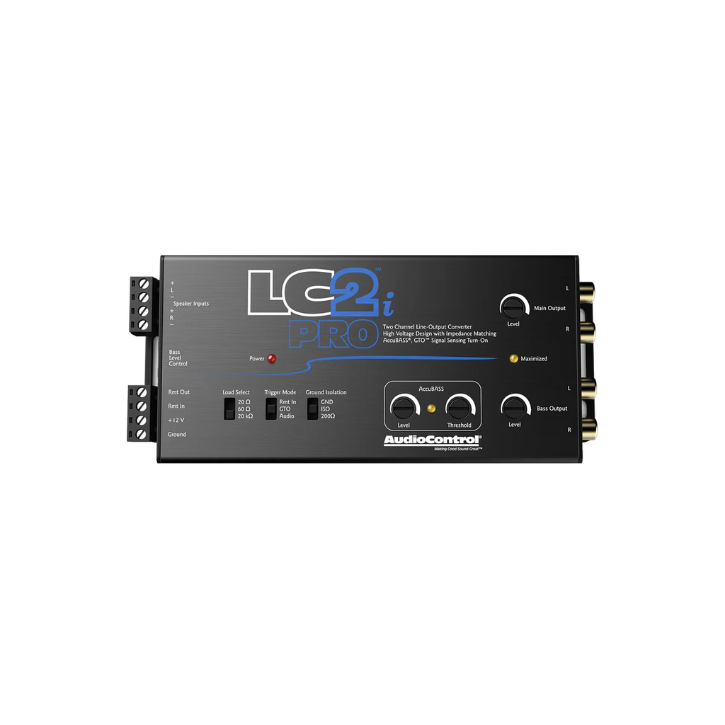 AudioControl LC2i PRO 2-Channel Line Output Converter w/ AccuBASS & ACR-1 Remote
