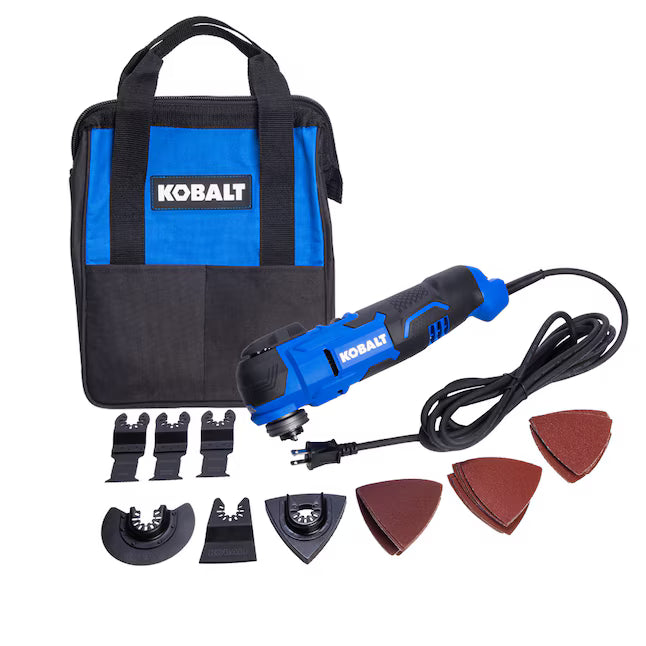 Kobalt 4 -Amp Variable speed 28 -Piece Oscillating Multi-Tool with Soft