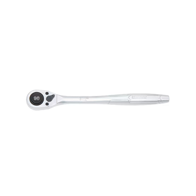 Kobalt 90 -Tooth 1/4-in Drive Full polish Handle Ratchet