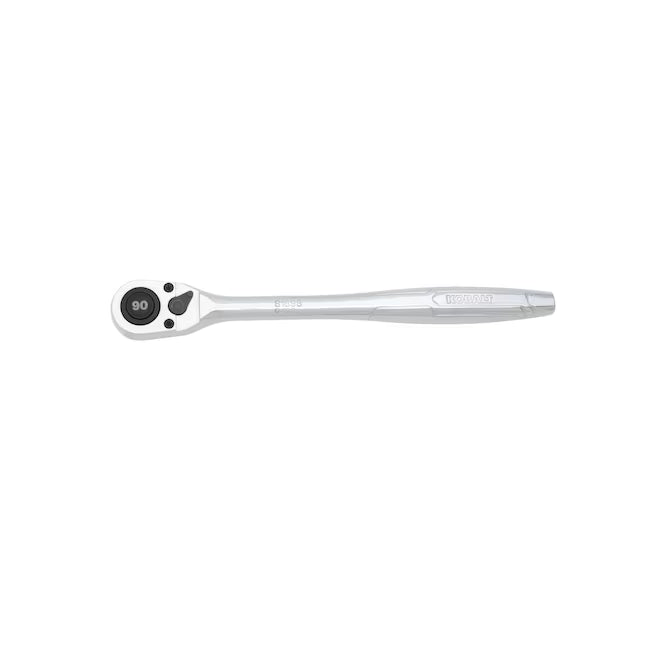 Kobalt 90 -Tooth 1/2-in Drive Full polish Handle Ratchet