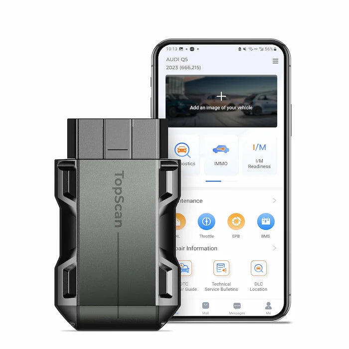 TOPDON TopScan Pro Bluetooth OBD2 Scanner with Full-System Diagnostics & Bi-Directional Control