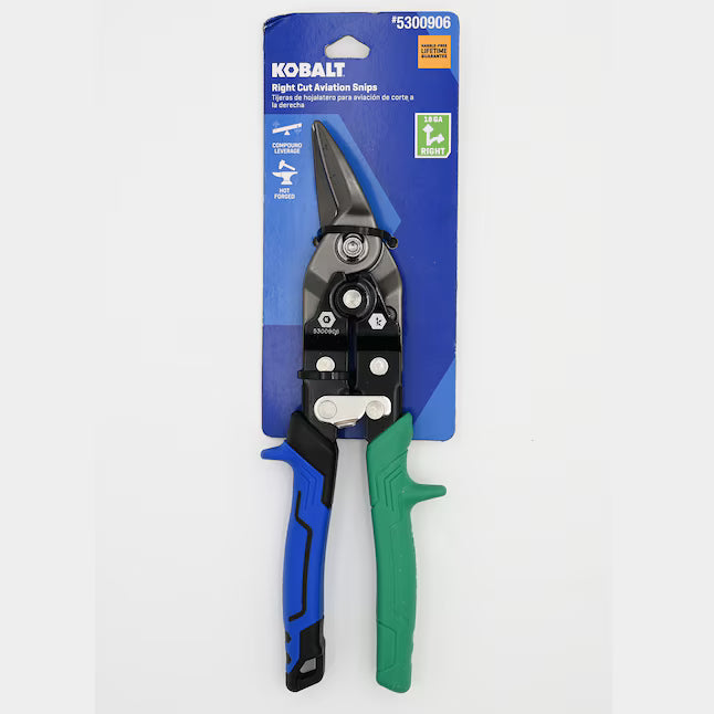 Kobalt 60Crv Right cut Snips