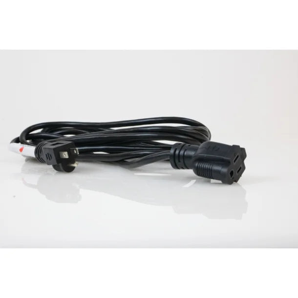 Axis 15-Ft. 3-Prong Indoor/Outdoor Grounded Workshop Extension Cord – Black