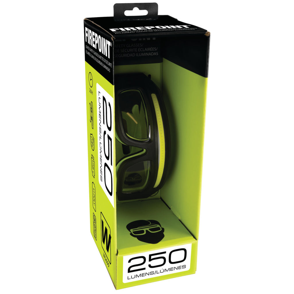 250 Lumens Lighted Safety Glasses