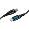Naztech DigiWATT 240W USB-C to USB-C Fast Charge Cable with LED Power Display – 6 Ft.
