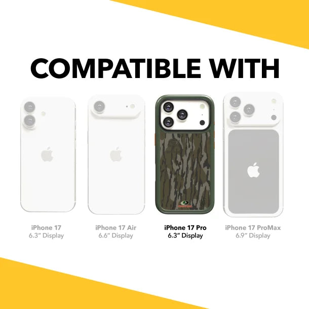 cellhelmet Fortitude MagSafe Case for iPhone 17 Pro – Mossy Oak Bottomland