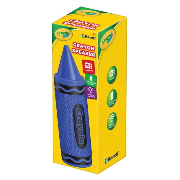Crayola Portable Bluetooth Speaker – Wireless Rechargeable Speaker