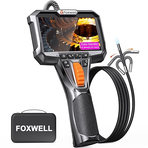Foxwell Industrial Bore Scope Endoscope articulating camera