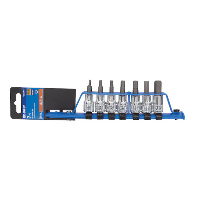 Kobalt 7 -Piece 3/8-in Drive Set Hex Bit Driver Socket Set