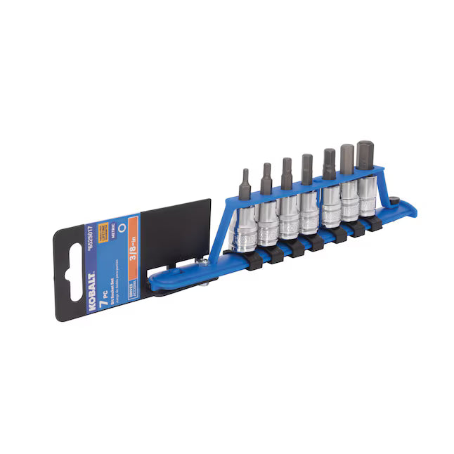 Kobalt 7 -Piece 3/8-in Drive Set Hex Bit Driver Socket Set