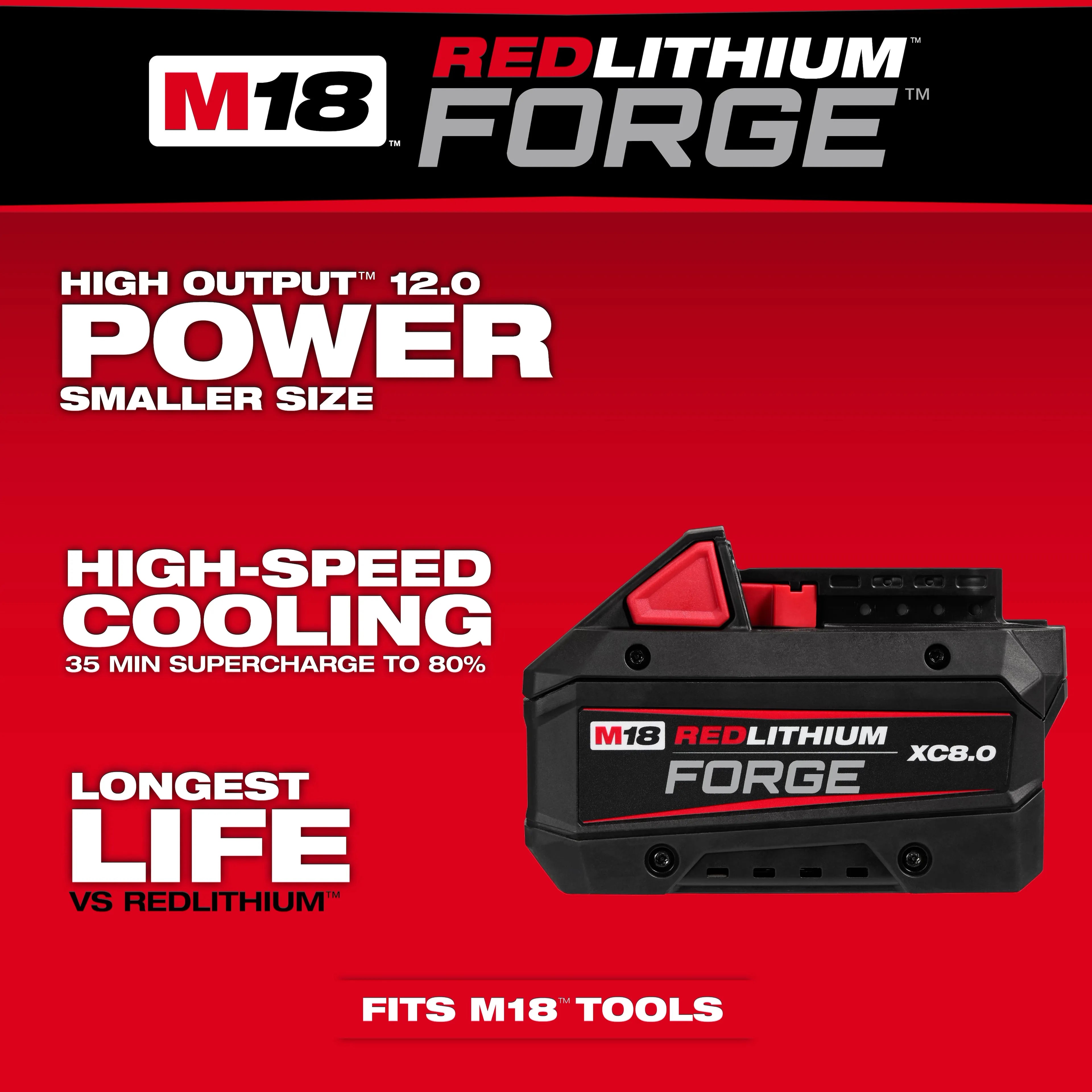 Milwaukee M18 Forge 8.0 Battery