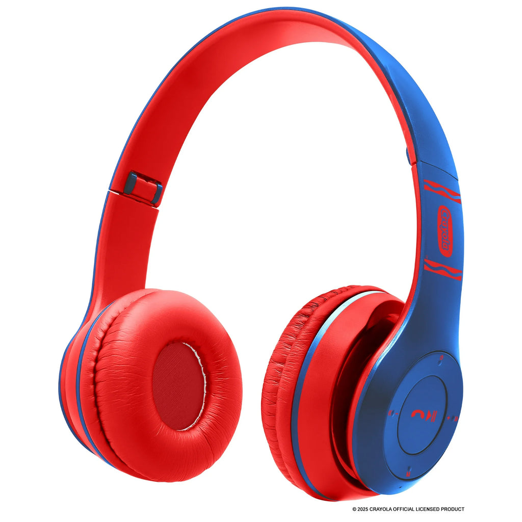 Crayola Boost Active Kids Casual Listening Built-in Microphone Bluetooth Over-Ear Headphones
