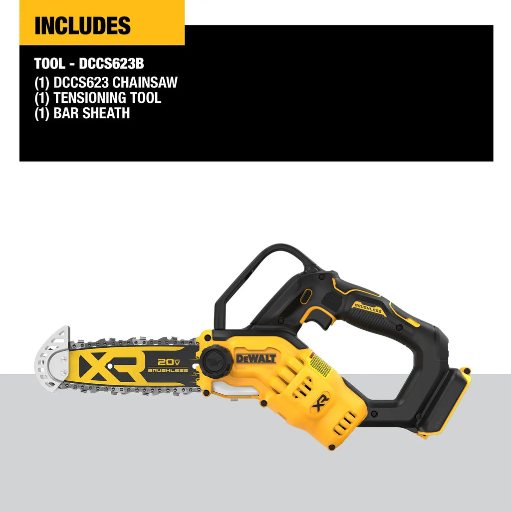 DeWalt 20V MAX DCCS623B 8 inch Battery Pruning Saw Tool Only