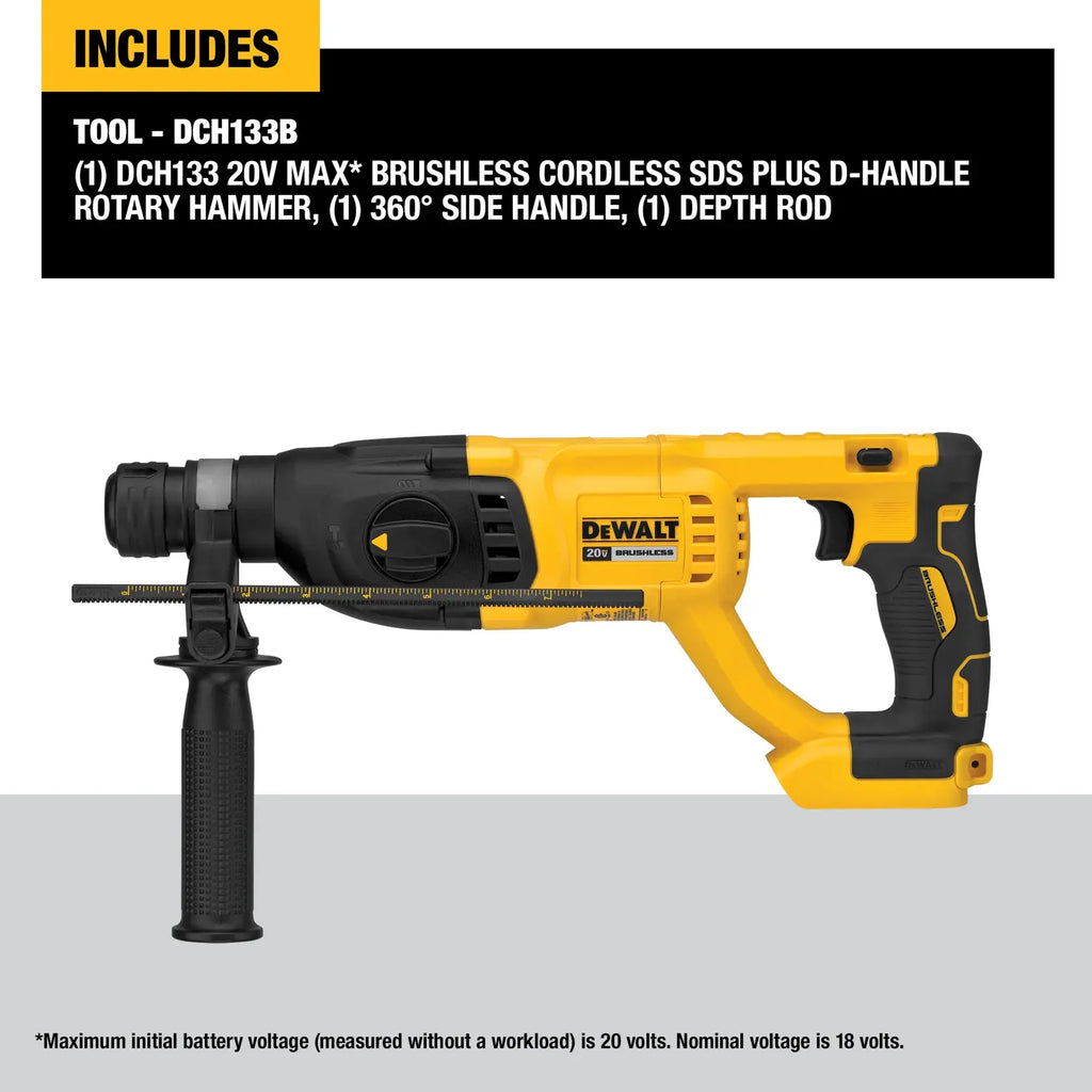 DeWalt 20v 1 inch SDS Plus Rotary Hammer