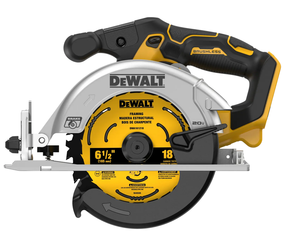 20V MAX* XR® 6-1/2-In. Brushless Cordless Circular Saw (Tool Only)