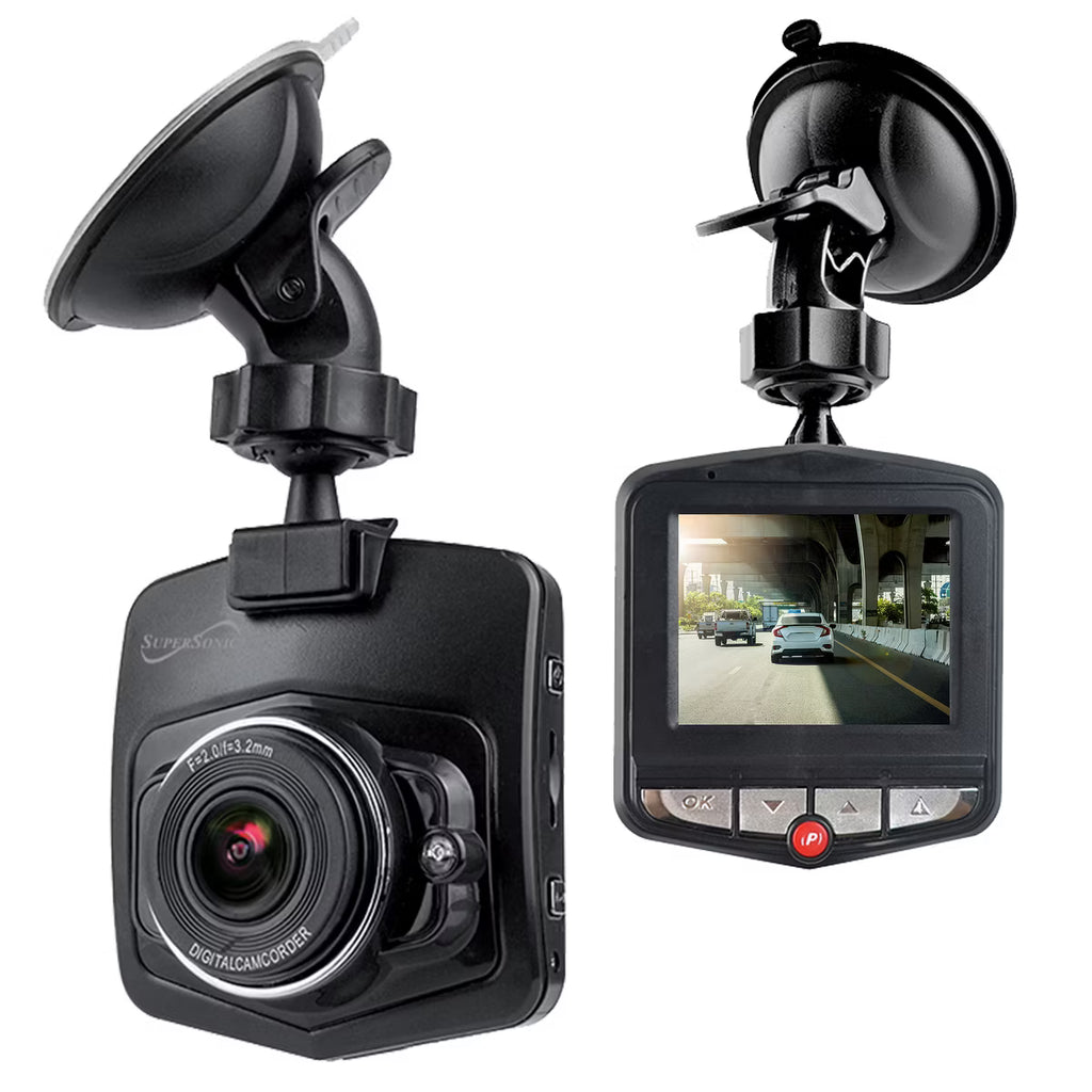 Supersonic® RoadEYE 720p HD Dash Cam, SC-570DC