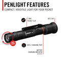 Coast HP2R Twist Focus Rechargeable Pocket Flashlight