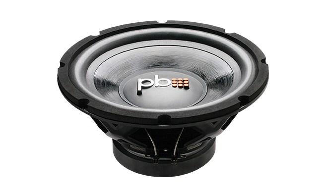 PowerBass PS-12 12" Single 4-Ohm Car Subwoofer, 250W RMS 500W Max, DDC Paper Cone, Sealed or Ported Enclosure