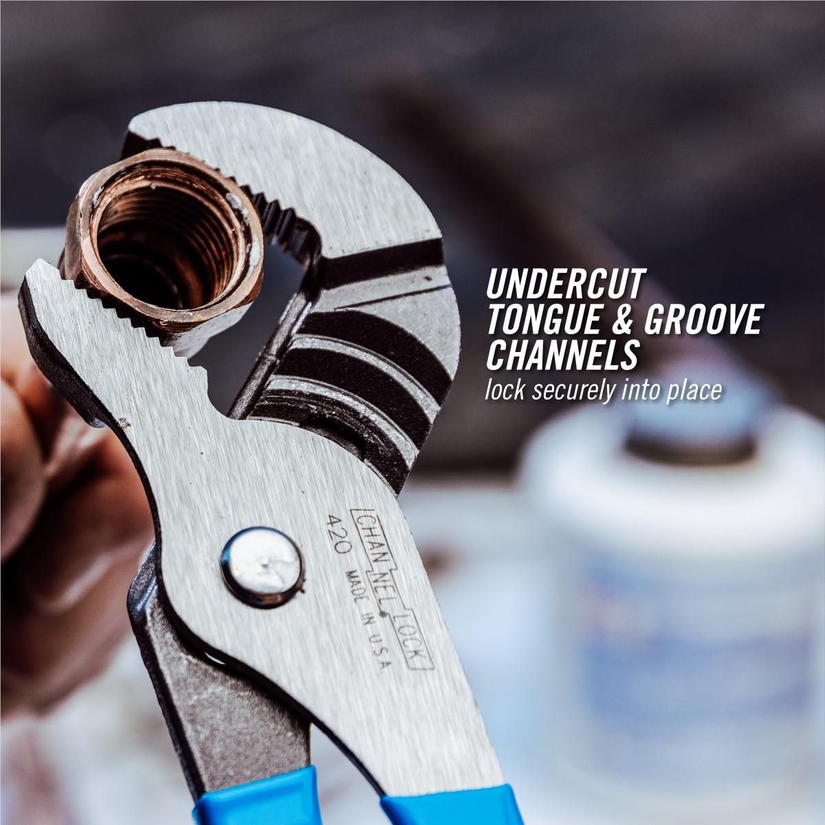 CHANNELLOCK 426 6.5" Straight Jaw Tongue & Groove Pliers – Made in USA