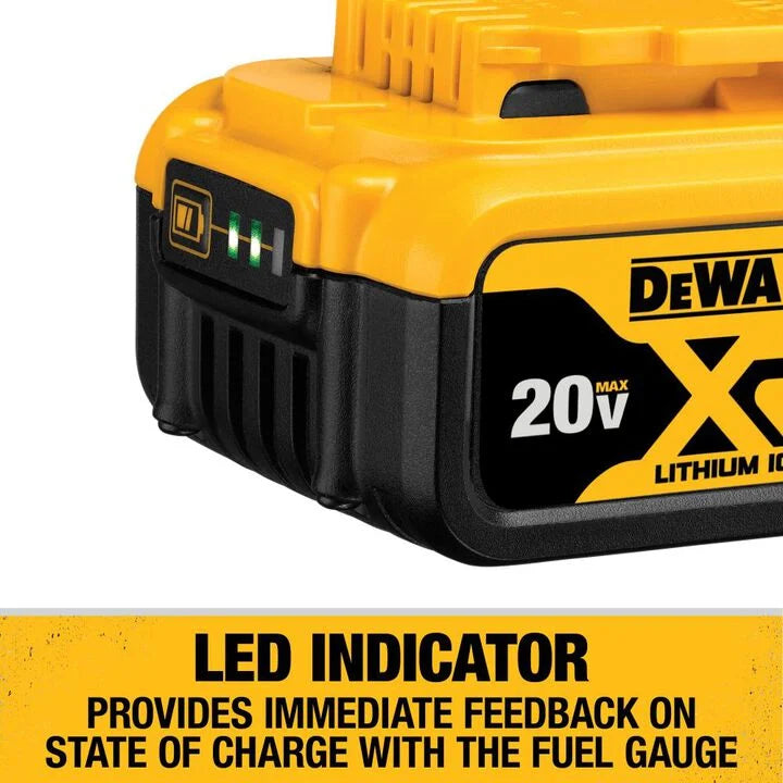DEWALT 20V MAX 20V 5Ah Lithium Ion Power Tool Battery Pack with Fuel Indicator