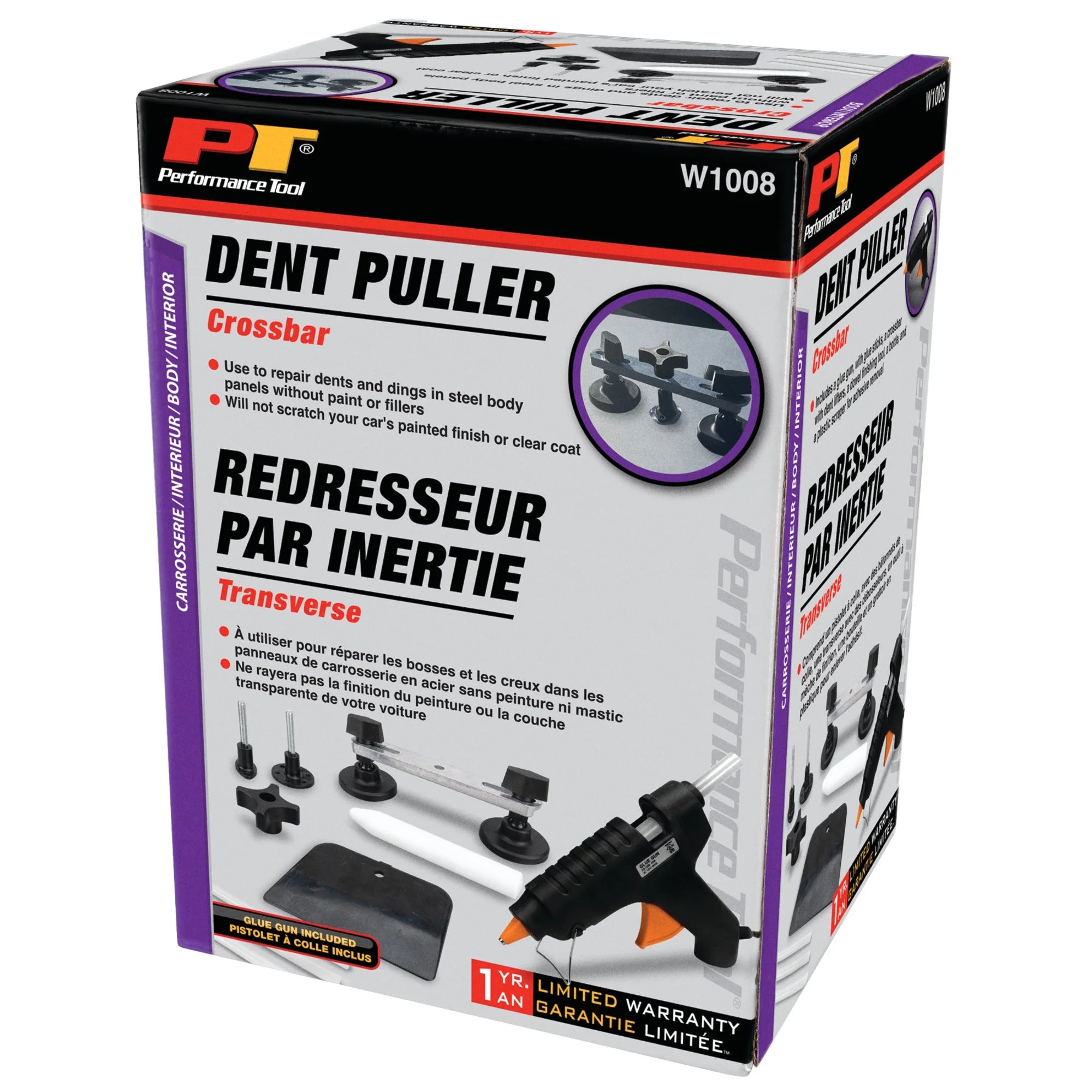 Performance tool W1008 Crossbar Dent Puller Kit