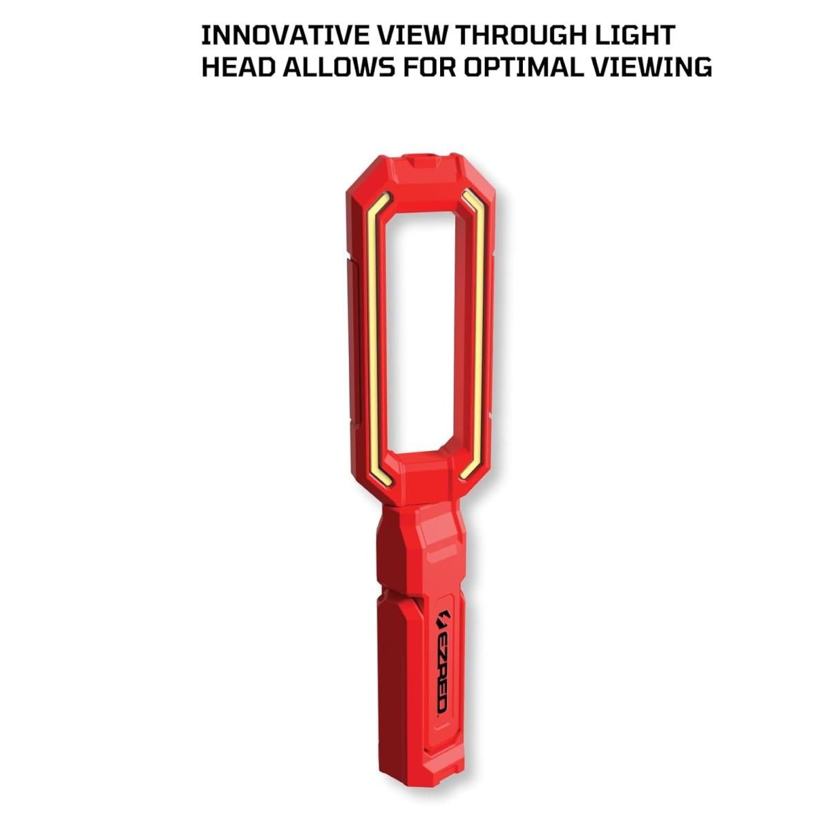 E-Z RED NP85VT 850-Lumen View-Through Rechargeable Magnetic Work Light