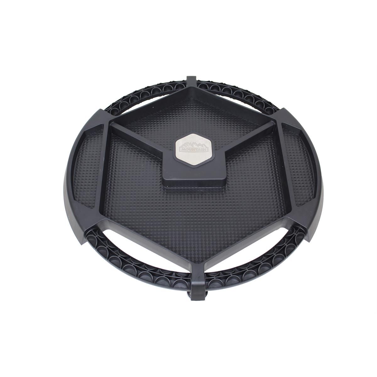 Mountain MTN1703 Rolling Tool Creeper Tray – 4 Compartments & Socket Storage