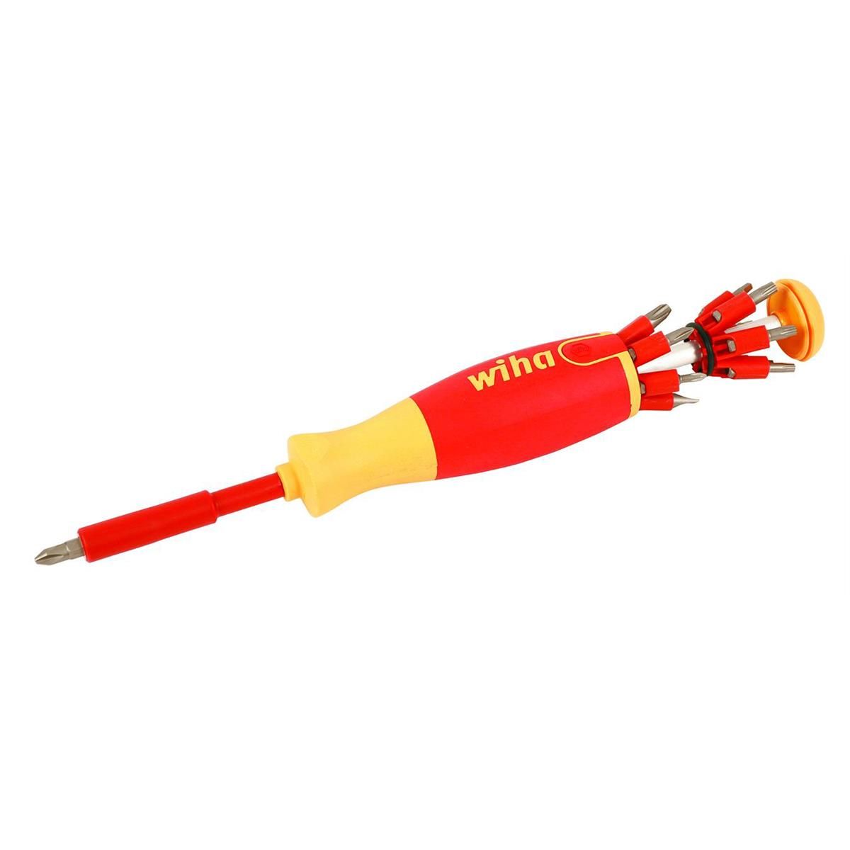 Wiha 38051 14-Piece 1000V Insulated Pop-Up Multi-Bit Screwdriver Set