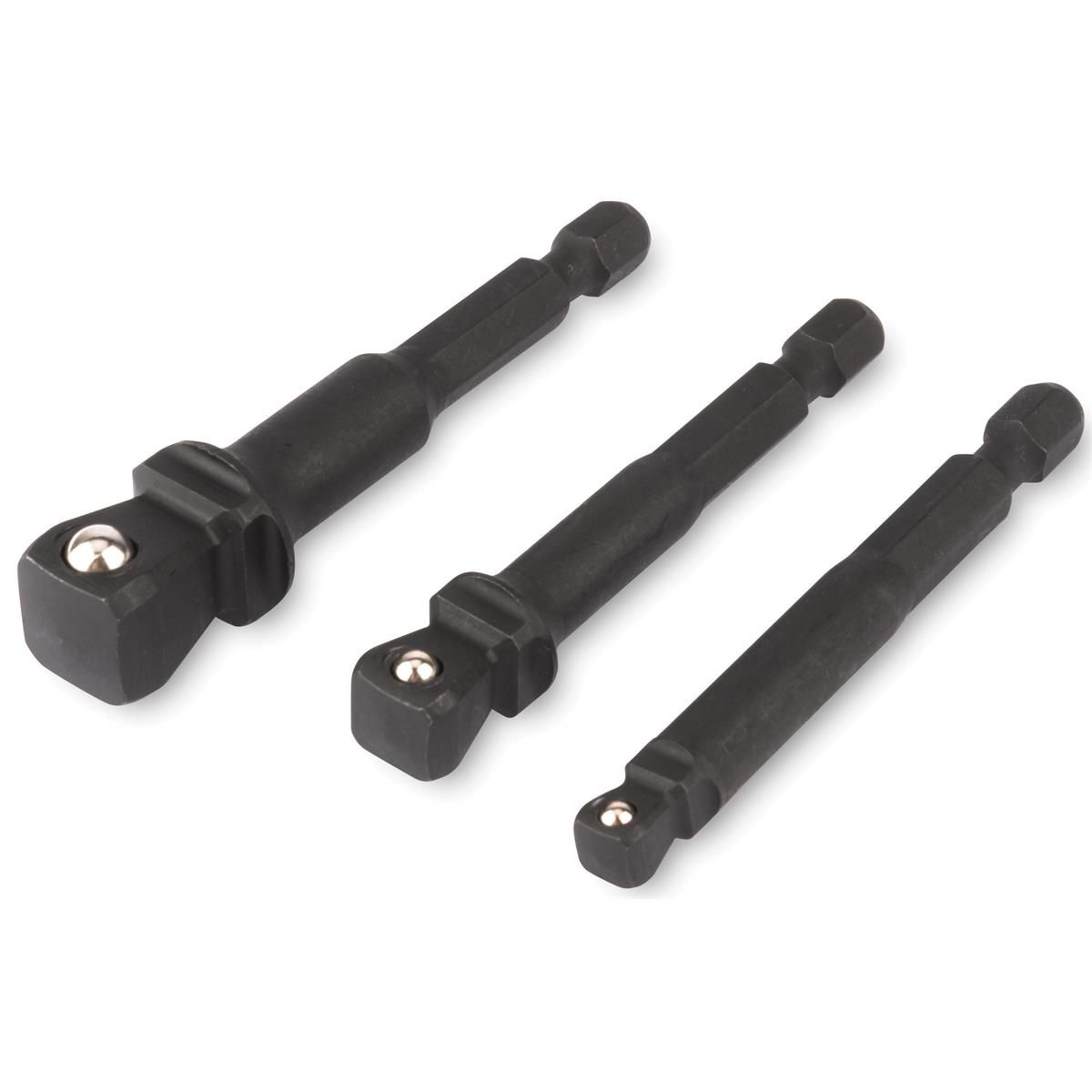 Titan 49003 3-Piece Impact Wobble Socket Adapter Set – 1/4", 3/8" & 1/2" Drive