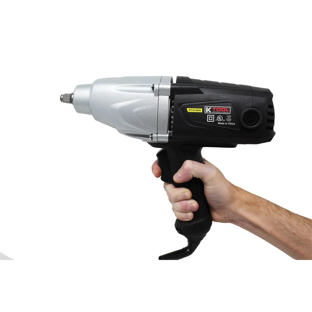 K Tool International 1/2" Corded Electric Impact Wrench with Case – KTI81380A
