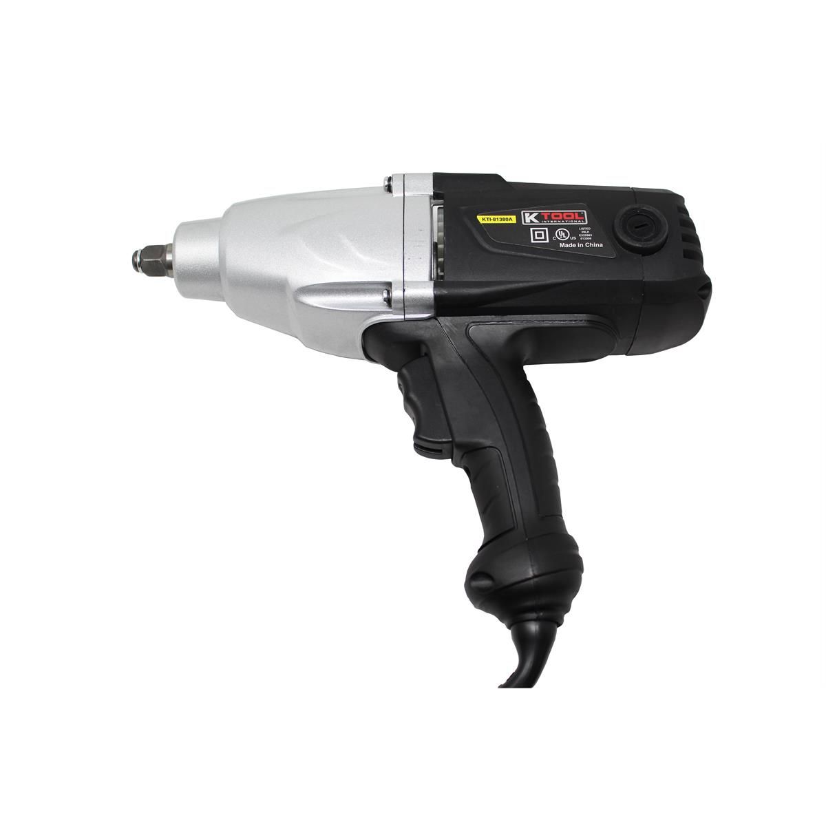 K Tool International 1/2" Corded Electric Impact Wrench with Case – KTI81380A